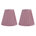 Pleated Pink Faux Silk