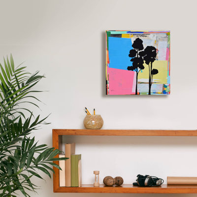  'Treeform No. 2' by Jan Weiss Canvas Wall Art, 12" x 12"
