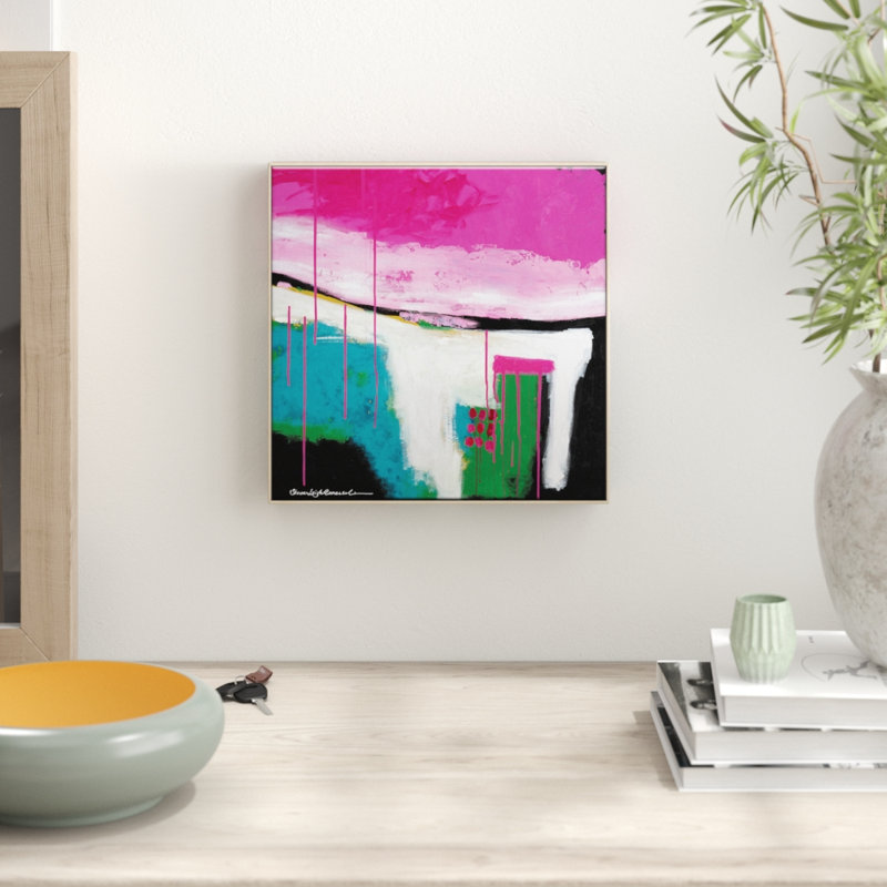 Sherren Comensoli - Painting on Canvas, Timber, 76cm H x 76cm W