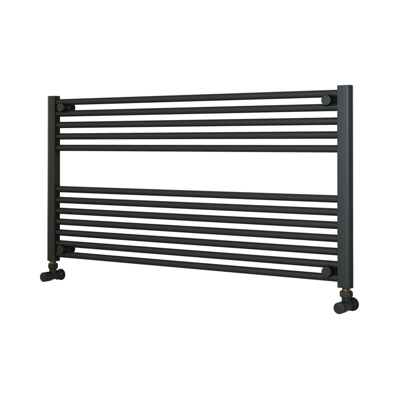 Sharell Straight Towel Rail Heated Towel Rails, 60cm H x 120cm W x 3cm D
