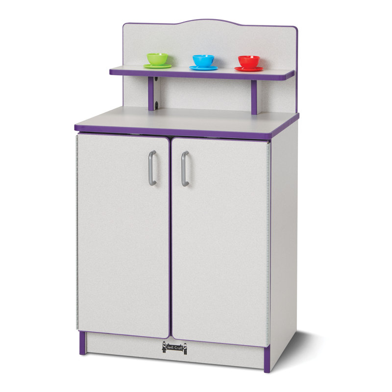Rainbow Accents® Culinary Creations Kitchen Cupboard, Gray/Purple