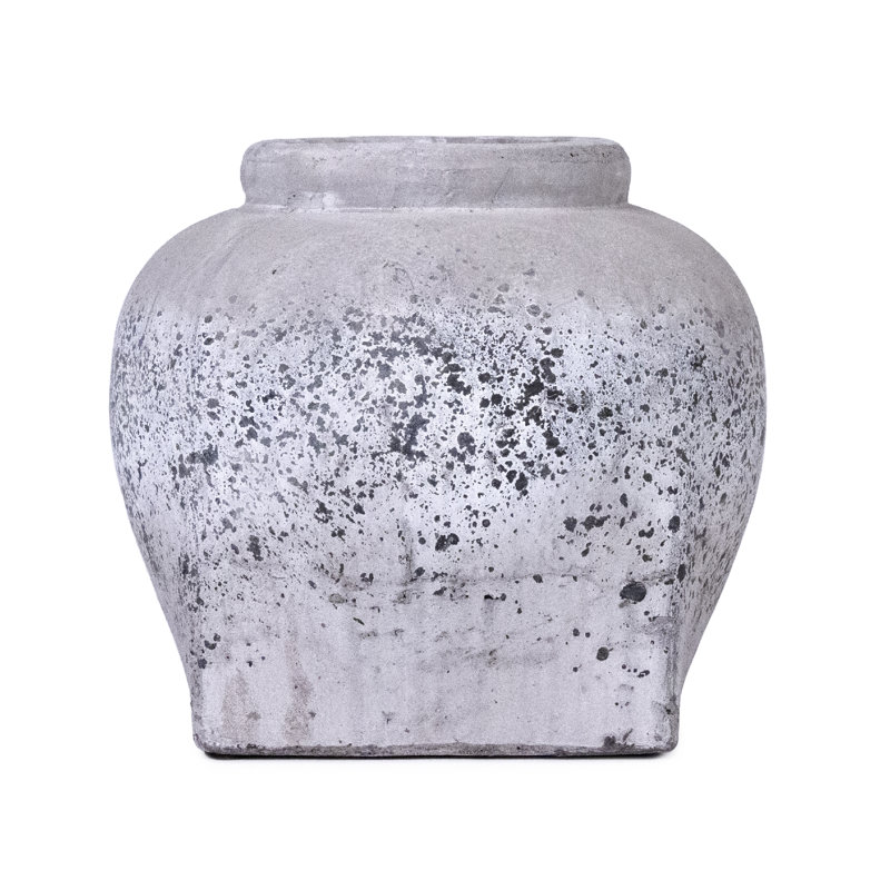 Handmade Ceramic Table Vase, 10" H x 11" W x 11" D