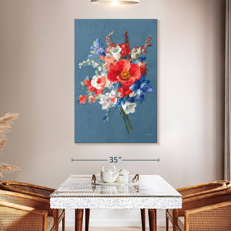 Bouquet Harnek de juillet, H 51 po x l 34 po