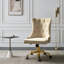 Chaise de travail en velours Jaudiel