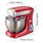 7.4 Qt Tilt-Head Stand Mixer, 500W Electric Kitchen Mixer with 6 Speeds and Pulse Function, Includes Stainless Steel Bowl, Splash Guard, Dough Hook, Whisk, and Beater for Baking and Mixing