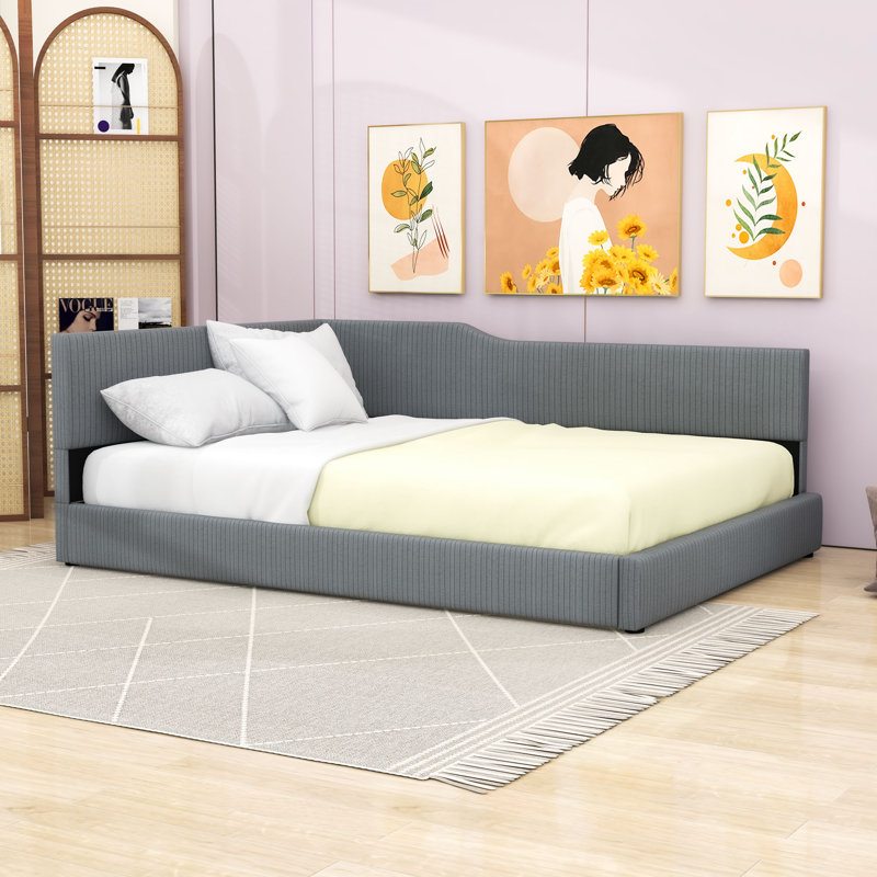  Full Daybed with Slats, Gray