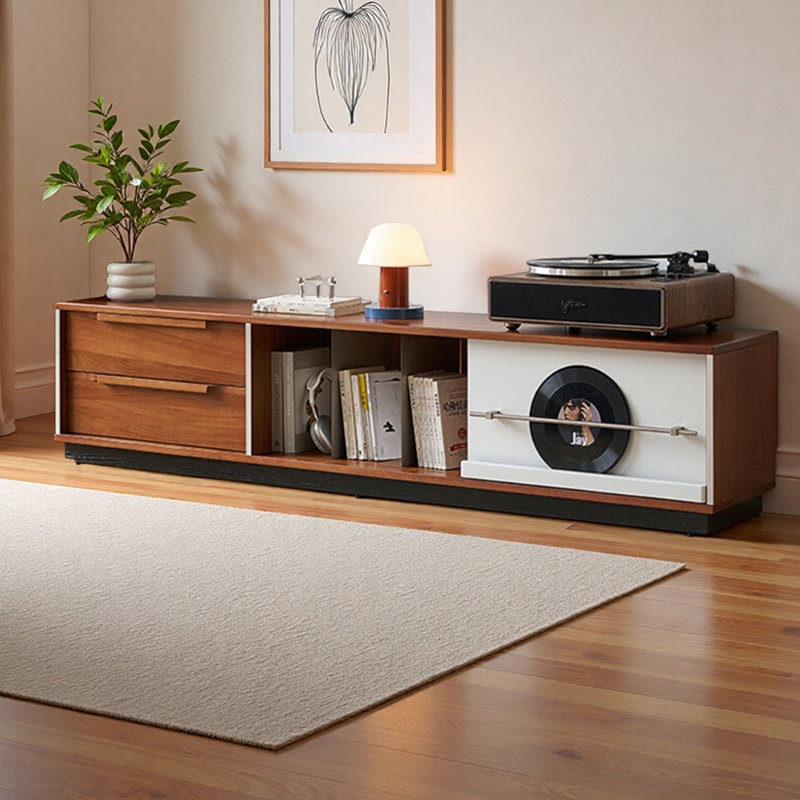 Meuble télé avec portes coulissantes Boxwood