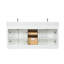 Meuble-lavabo avec lavabo double et dosseret Ronald-792243802