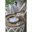 Ensemble de décoration 5 pièces French Country avec table basse en bois de sapin, tabouret en sherpa et amp; Plateaux décoratifs élégants Fonctionnel