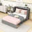 Queen Space-Saving Murphy Bed Cabinet with Drawer