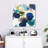 Harnek Abstract Blue Velvet II