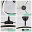 Jucel 24" Modern Smart Reversible Ceiling Fan with Light and APP Control, 6-Speed Dimmable LED Fan Lights-1170590176