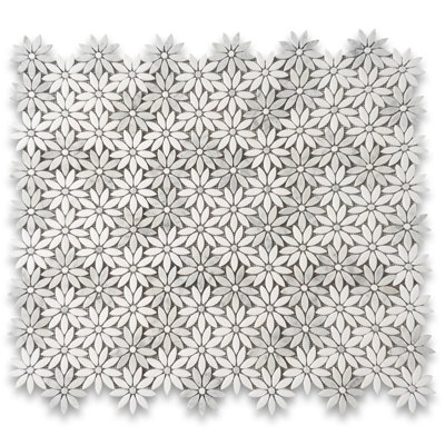 9" x 11" Marble Novelty Mosaic Wall & Floor Tile