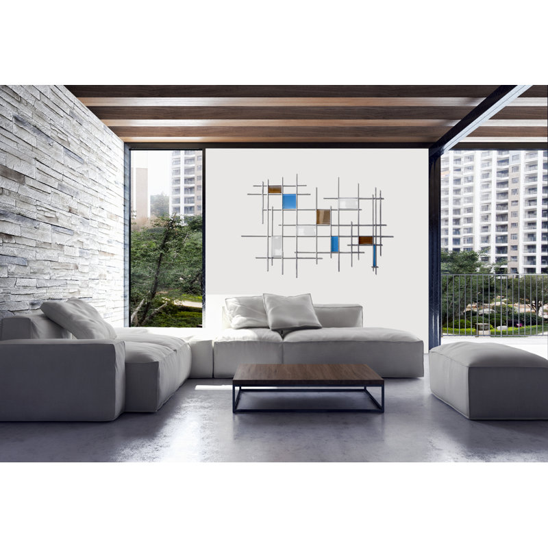 Gridded Handmade Wall Decor