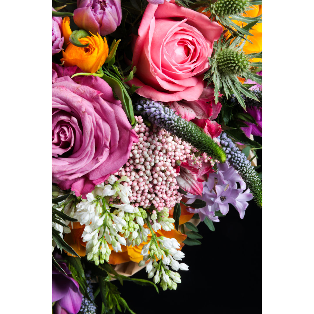 Bouquet From Different Flowers by Ilia-art - Drucken