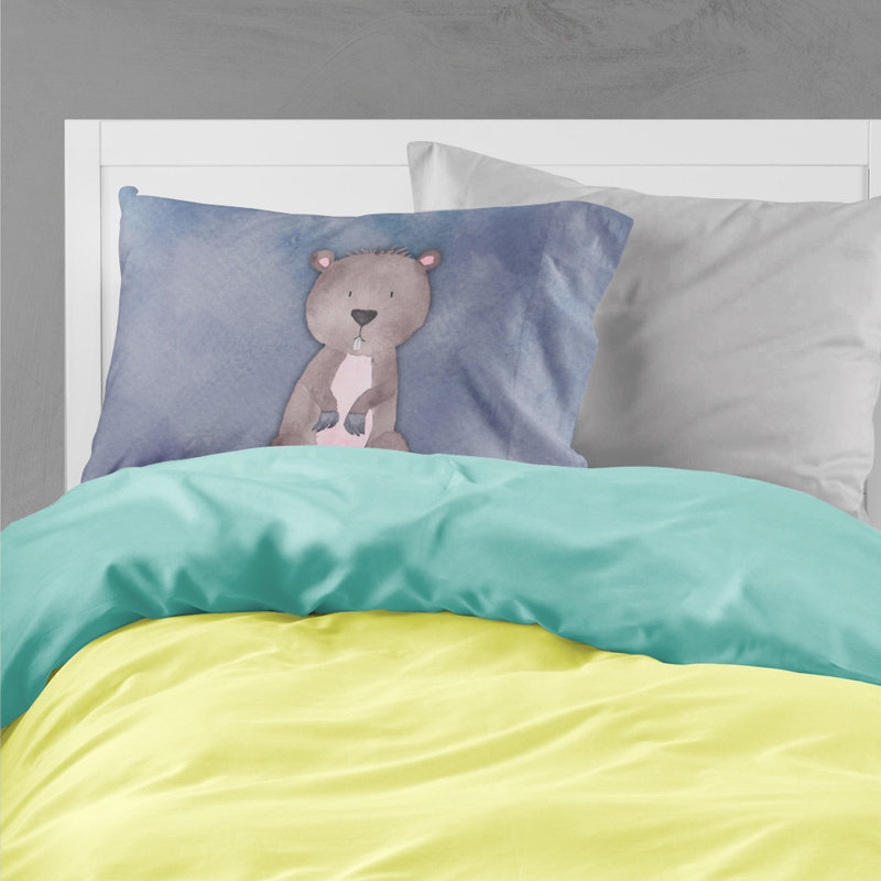 Étui de coussin en tissu aquarelle