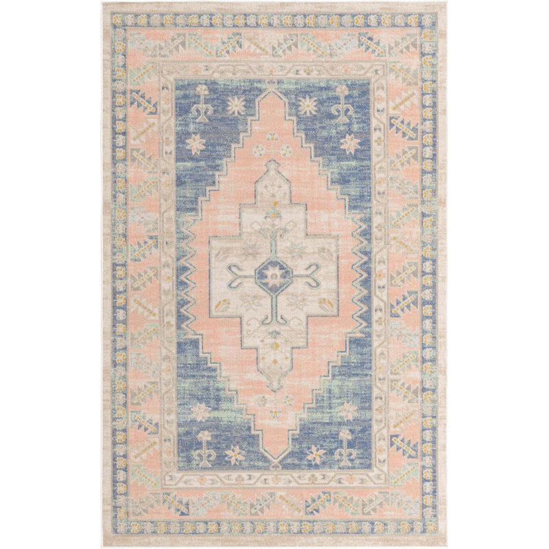 Shauntrelle Oriental Indoor Rug, Rectangle 5'3" x 8'