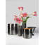 Vase en nickel noir Orren Ellis Sleek