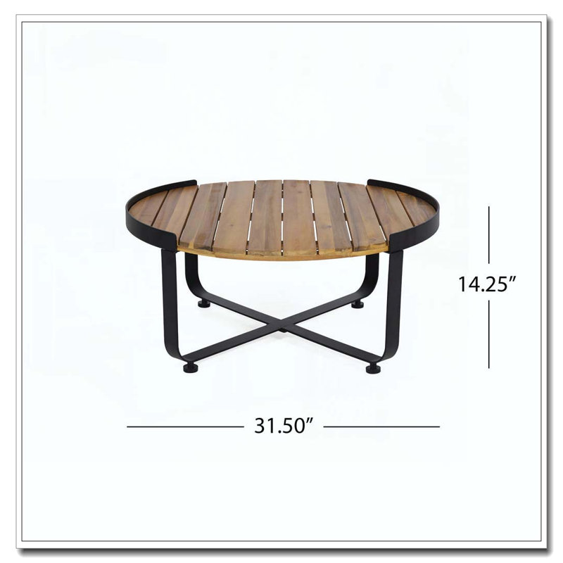 Table basse, Teck