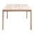 Rectangular Teak Outdoor Dining Table With Umbrella Hole , 94.25'' in. W in. D