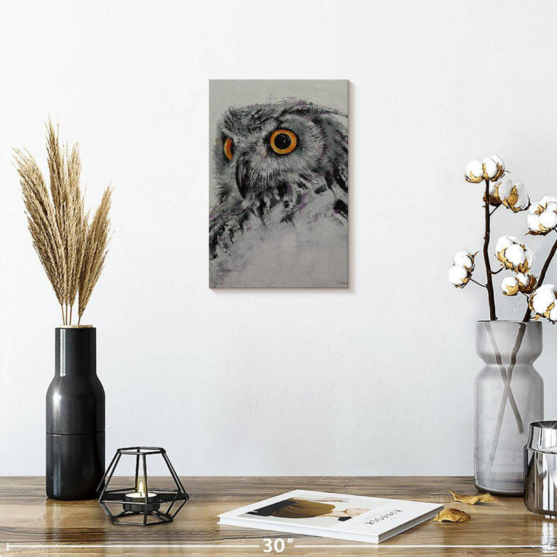 Brampt Spirit Owl, H 12 po x l 8 po