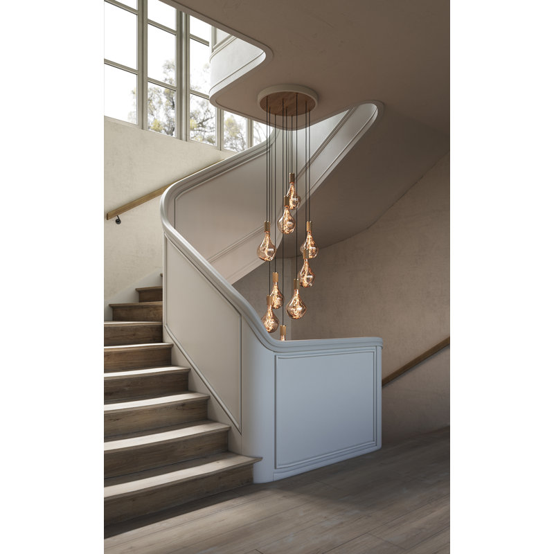 Voronoi II 9 - Light Pendant, Oak
