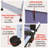 9Ft Mid-Size Table Tennis Table Foldable & Portable Ping Pong Table Set For Indoor Games With Net