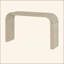 Console en bois de 52 po Mirod