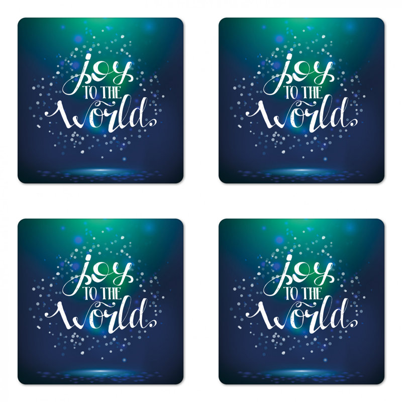 Square 4 Piece Coaster Set