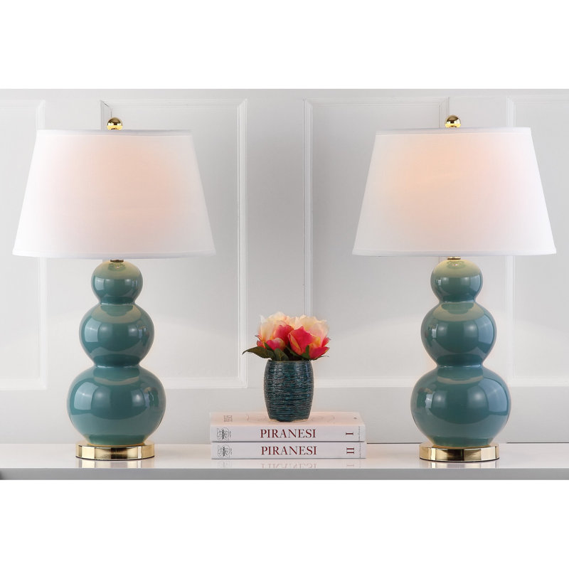 Dearious Table Lamp Set, Light Blue