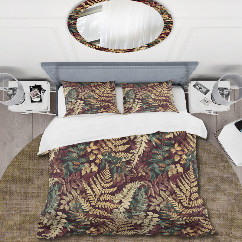 Ensemble de housse de couette Tropical, Housse de couette très grand + 2 taies décorativ