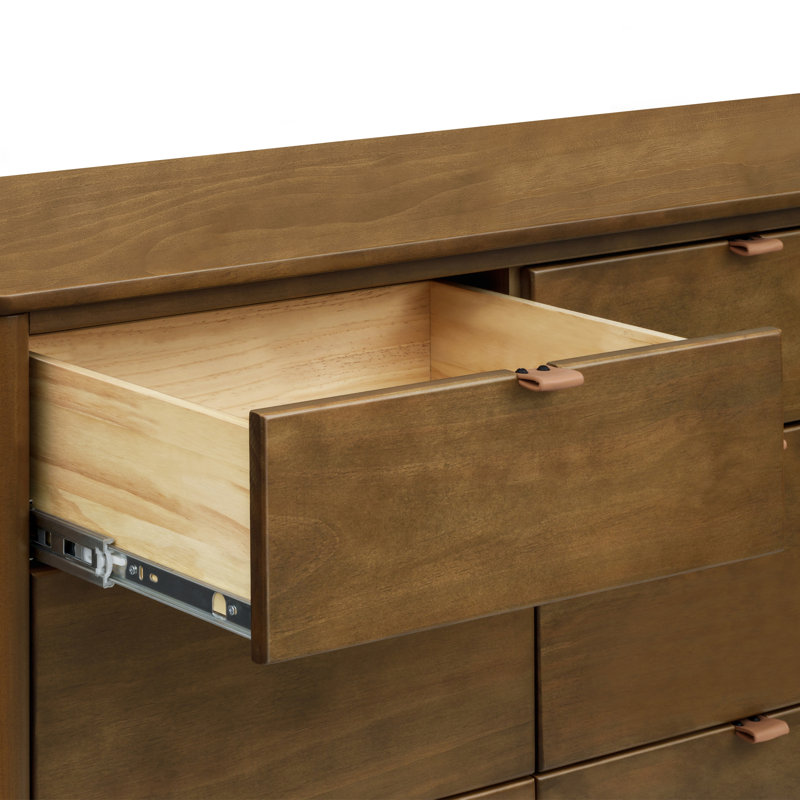 Bondi 9-Drawer Assembled Dresser, Natural Walnut