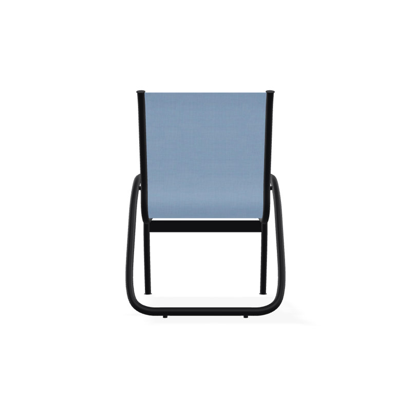 Fauteuil de patio Gardenella, Noir texturé, Ciel 42D