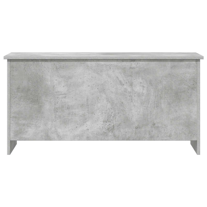 Engineered Wood Rectangle Accent Chest, Concrete Grey, 50cm H x 100cm W x 40cm D