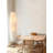Japanese-style hardware paper floor lamp