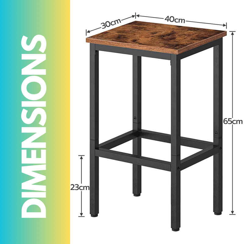 Shrinivas 2PC Counter Height Stools