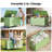150 Gallon Storage Box All-Weather Outdoor Deck Box with Wheels-124835871-113493800