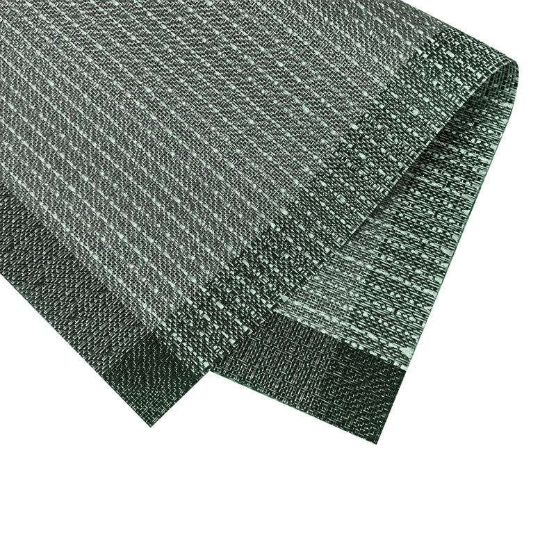 Palermo Polyester Striped Placemat, River Blue, 13" X 19"