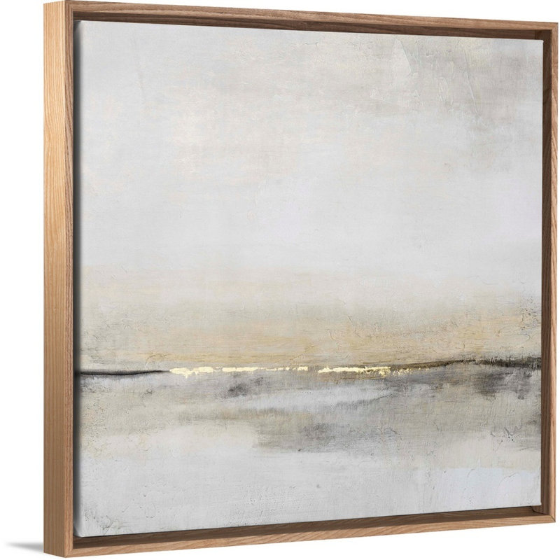 «Horizontal Flow I» par Tim O'Toole - reproduction d'art sur toile, Toile avec cadre flottant, H 31,25 po x l 31,25 po