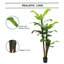 Banane artificielle 4 pieds de haut-1127986939
