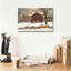 «Snowy Vermont Barn» par Lori Deiter, art mural sur toile-1414364655