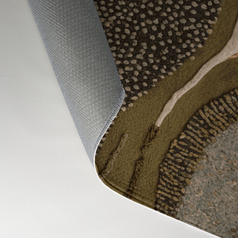 Tapis d'intérieur et d'extérieur brun Nature, Rectangle 5 pi x 7 pi
