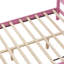 Structure de lit plateforme en bois pour grand lit avec tête de lit et support en lattes de bois, rose-1795567949-1795567939