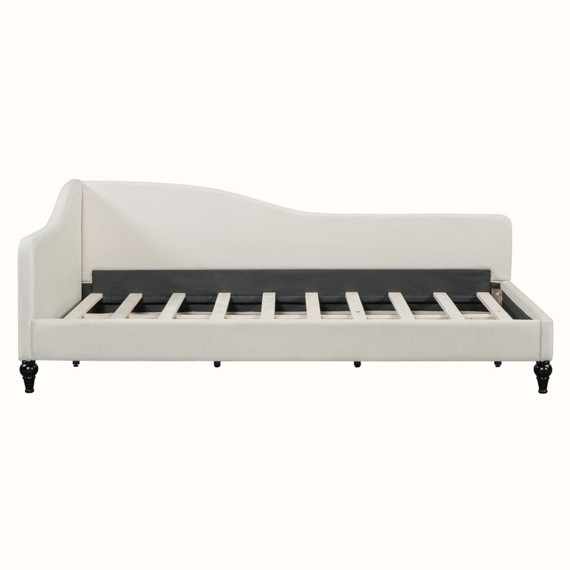 L-Shaped Daybed, Beige, Twin