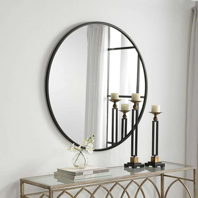 Warren Round Wall Mirror, 43" x 43"