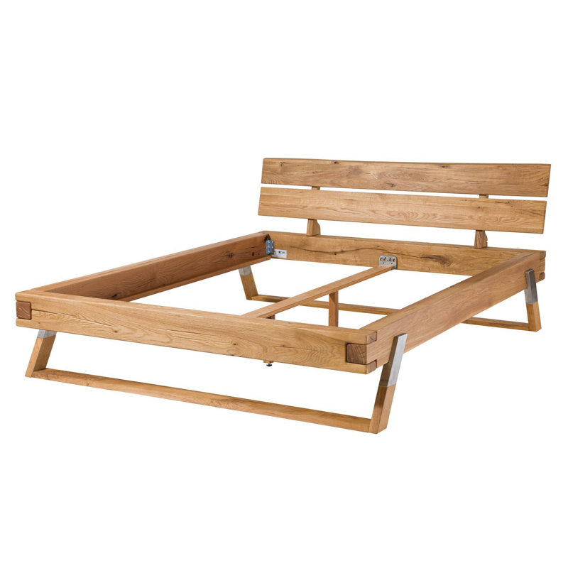 BALKENMÖBEL Solid Wood Bed, European Kingsize (160 x 200cm)
