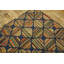 Antique Allover Geometric Wool Hooked - Loop Pile Multicolor Jewel Tones 1900s Rug