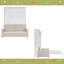 Grand lit escamotable mural avec coussin-51651926