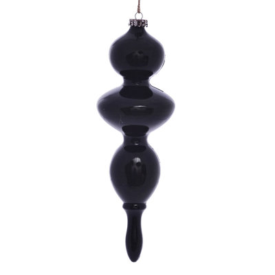Deyjah 14" Wood Grain Bubble Finial Ornament