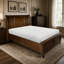 Lit plateforme traditionnel avec rangement pour pied de lit-832602346